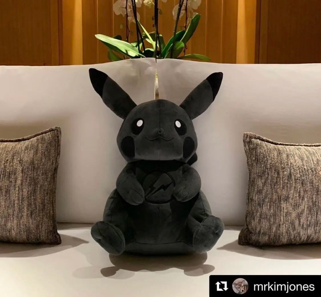 30cm Dark Pikachu Plush — Pokémon X Fragment Anime Kawaii Pop Doll, Pillow & Birthday Gift