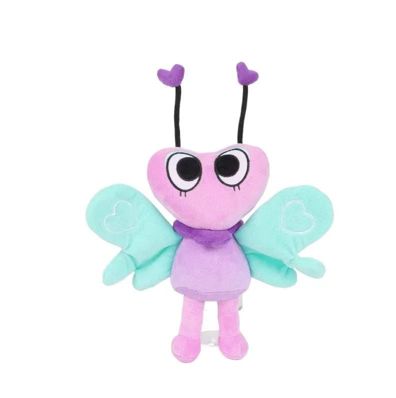 Dandys World Goob & Boxten Flower Plush Toy – Soft Stuffed Animal Pillow Cat Bunny Plushie Doll for Fans