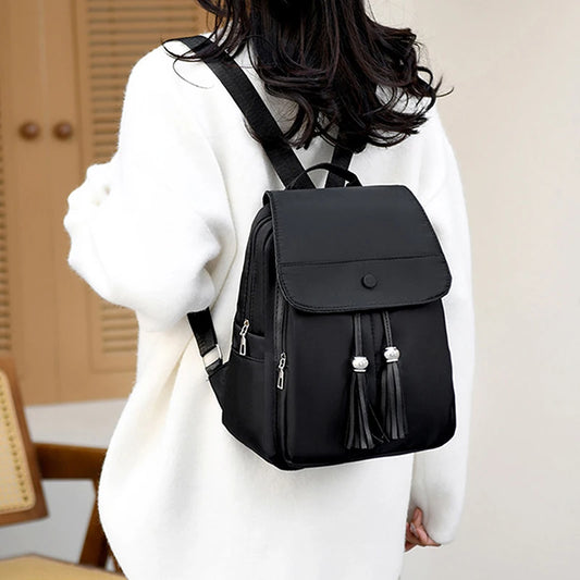 Mini Women's Backpack - Casual Lightweight Nylon Daypack, Strong Small Pack for Cycling, Hiking, Camping, Trendy Travel Bags for Girls