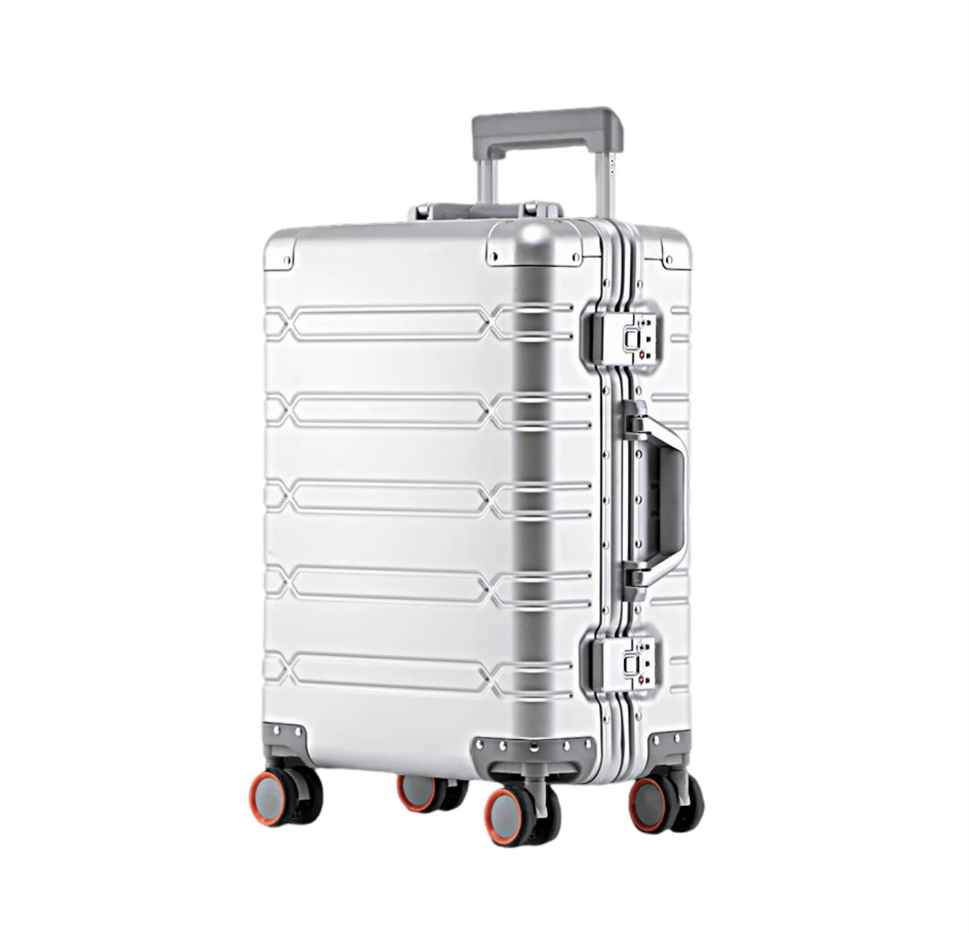 2024 Large Capacity Luggage Sets - Durable Aluminum Suitcase for Women - Carry-On Boarding Travel Options 20/24/29 Inch