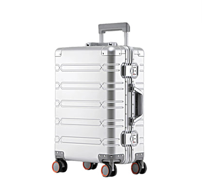 2024 Large Capacity Luggage Sets - Durable Aluminum Suitcase for Women - Carry-On Boarding Travel Options 20/24/29 Inch