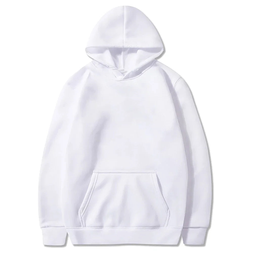 Men’s & Women’s Oversized Hoodies — Casual Fleece Pullover Sweatshirts Warm Spring Autumn Tops Black & Multi-Color