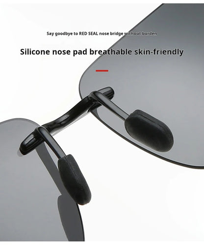 Ultralight TR90 Frameless Sunglasses — Unisex Driving & Outdoor Sports Shades