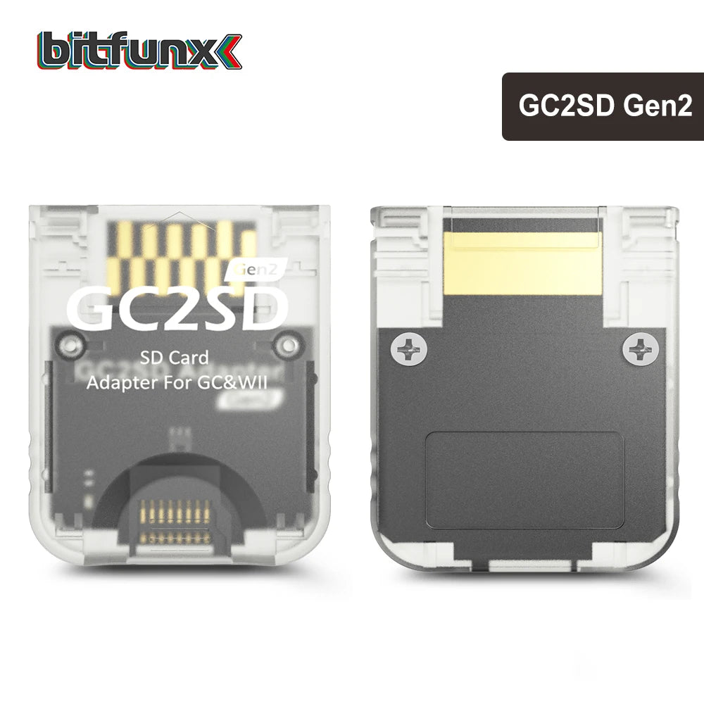 BitFunx GC2SD Micro SD Card Adapter - Swiss SD Memory Card Adapter for Nintendo GameCube & Wii Consoles