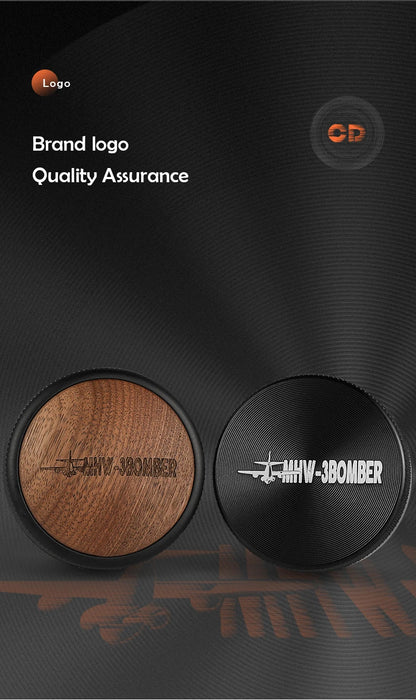 MHW-3BOMBER 30lb Calibrated Coffee Tamper – 51mm/53mm/58mm Flat Espresso Tamper with Spring-Loaded Pressure for Baristas