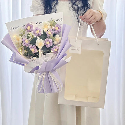 Graduation Bouquet 2025 – Crochet & Knitted Artificial Flowers for Wedding, Valentine’s & Special Occasion Gifts