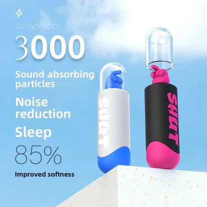 Professional Noise-Canceling Earplugs - Reusable Ultra-Quiet Sound Blocking Earplugs for Sleep, Study & Dorms