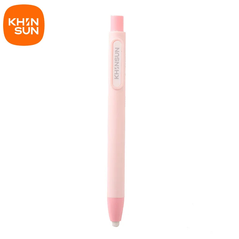 Retractable Pencil Eraser — Rubber Eraser for Writing Correction, School & Office Supplies