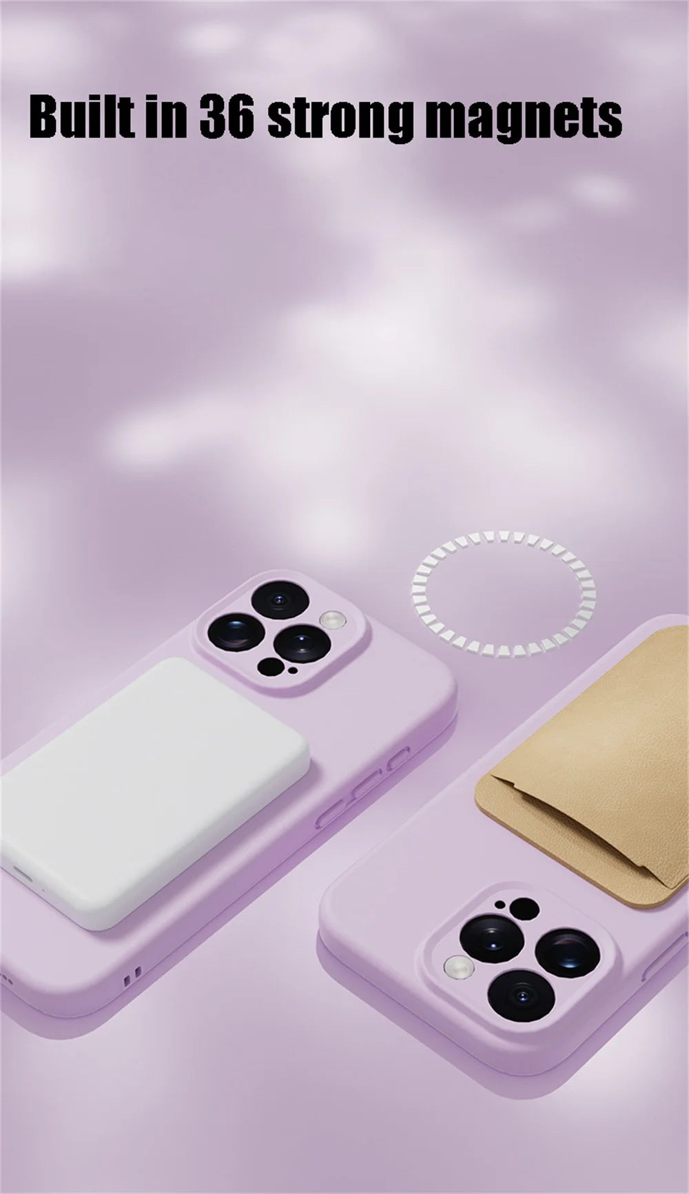 Luxury Liquid Silicone MagSafe Case – Smooth Wireless Charging Cover for iPhone 17, 16 Plus, 15, 14, 13, 12 Pro Max