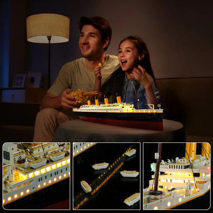 LEGO Titanic 10294 LED Light Kit - LED Lighting Set for Titanic Building Blocks Display Model