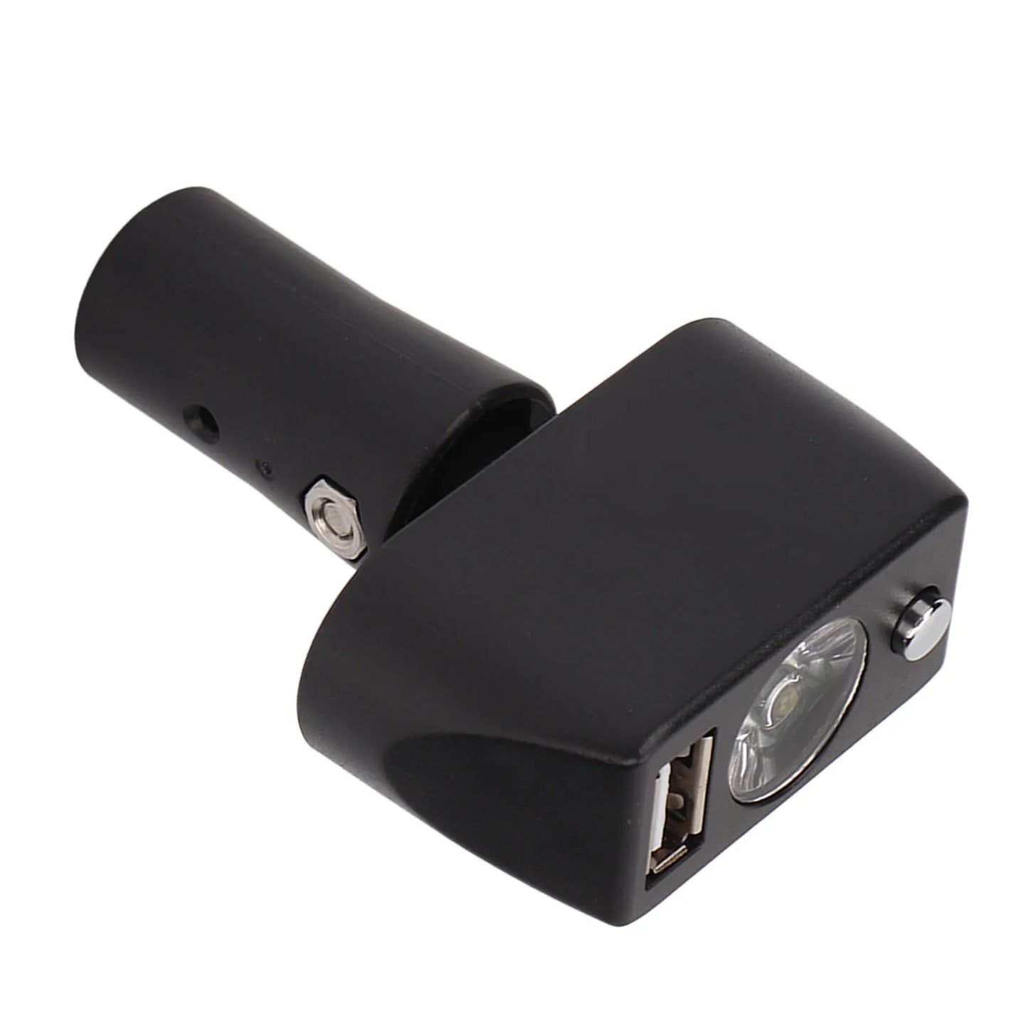 Electric Wheelchair LED Light — Adjustable Angle High-Brightness 3-Pin XLR Headlight with Controller for Night Use