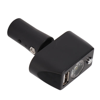 Electric Wheelchair LED Light — Adjustable Angle High-Brightness 3-Pin XLR Headlight with Controller for Night Use