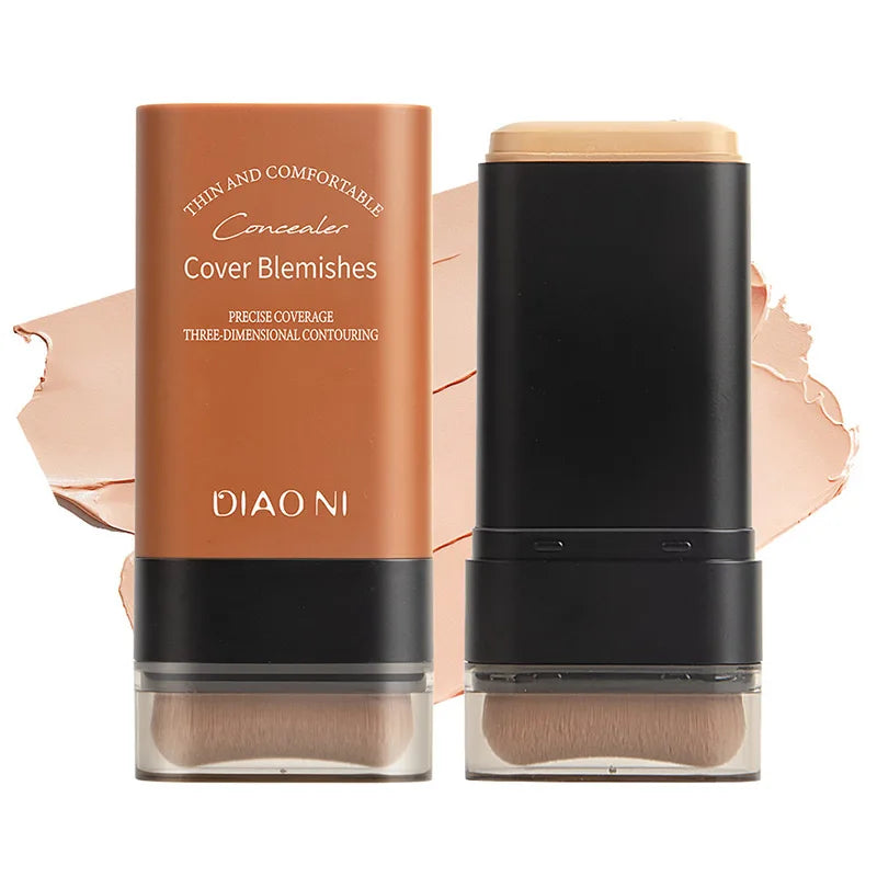 Eraser Foundation Stick – Velvet Moist Long-Lasting Liquid Concealer for Flawless Face Makeup