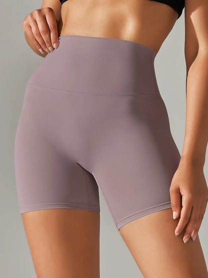 Women High Waist Yoga Legging Shorts - Squat Proof Quick Dry Fitness Cycling Shorts for Gym Workout & Sports