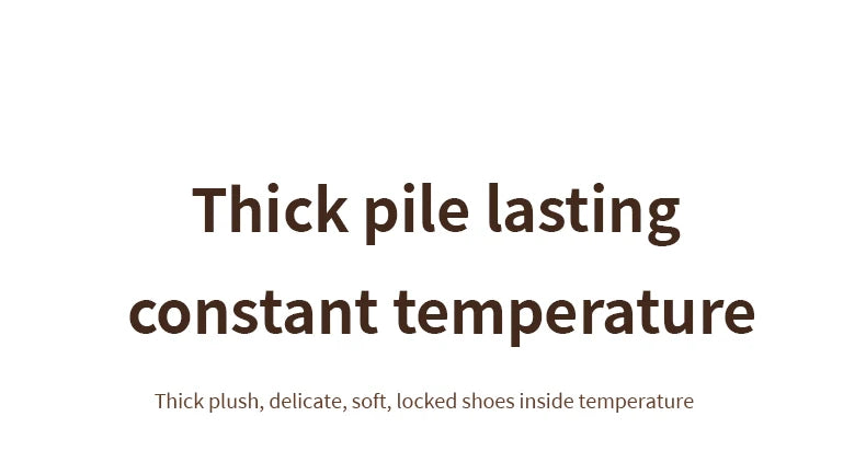 Fashion Women’s Fluffy Slippers – Warm Anti-Slip EVA Indoor Shoes with Thick Sole for Autumn & Winter