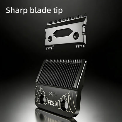 SC ECHO PHANTOM Professional Electric Hair Clipper – Crunch Blade Fade Trimmer for Men Barbershop Use (VGR 8148 Compatible)