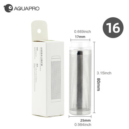 2PCS Inflow Inlet Filter – Stainless Steel Mesh Net Guard for Fish Tank & Aquarium Intake Prefilter Cover