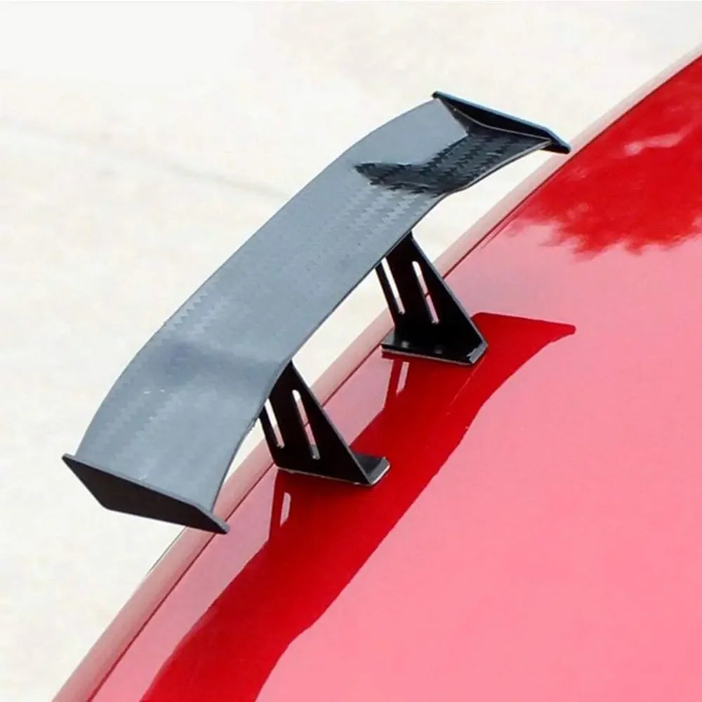Mini Carbon Fiber Tail Wing - Universal Car & Motorcycle Creative Rear Decoration Accessory