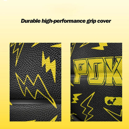 Professional PU Leather Basketball Size 7 – Indoor & Outdoor Game Ball with Pump