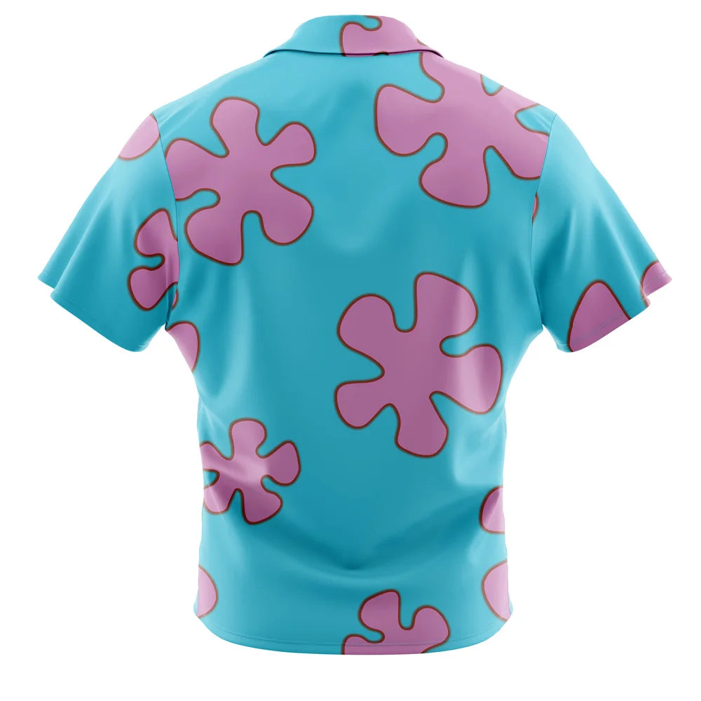 SpongeBob SquarePants Hawaiian Shirt - Breathable Quick Dry Short Sleeve Vacation Button Shirt for Men and Women