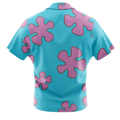 SpongeBob SquarePants Hawaiian Shirt - Breathable Quick Dry Short Sleeve Vacation Button Shirt for Men and Women