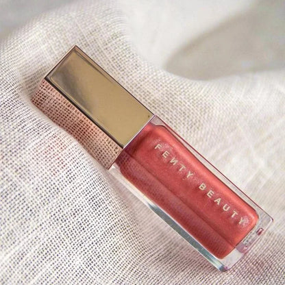 Fenty Beauty Lip Glaze – Moisturizing Glitter Lip Plumper Liquid Lipstick for Women & Beginners