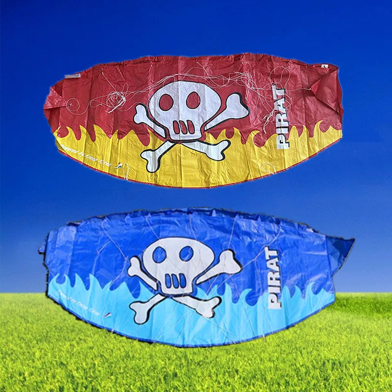 Beginner Kitesurf Dual Line Power Kite - Parafoil Beach Stunt Kite for Surfing and Outdoor Sports