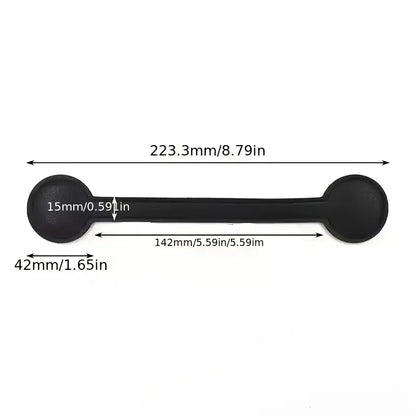 Multi-Purpose PU Leather Magnetic Hat Clip – Strong Magnetic Round Organizer for Travel Bags, Luggage & Accessories Holder