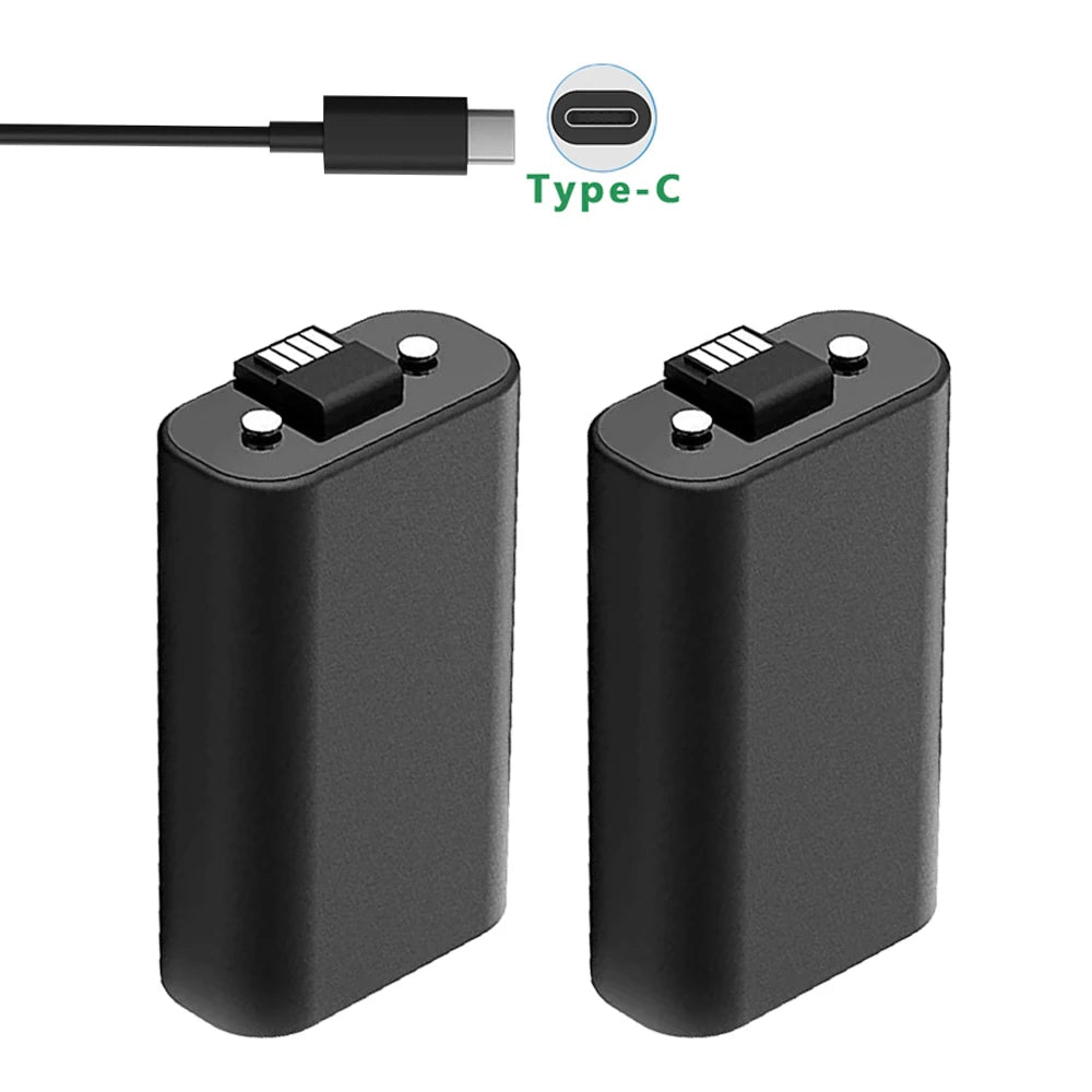 1400mAh Xbox Series X/S & One Controller Battery Pack with USB-C Charging Cable