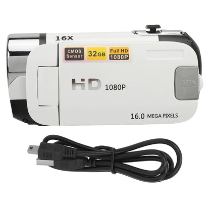 D90 1080P 16MP Digital Camera – 2.4" Rotatable Screen, 16X Zoom, HD Video Recorder with Fill Light