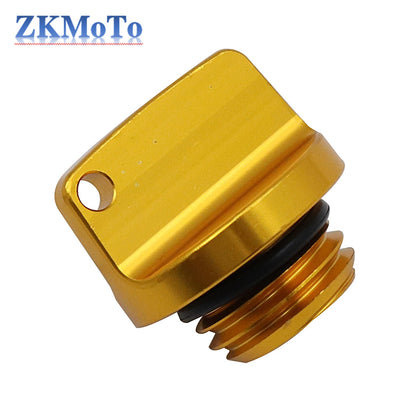 CNC Motorcycle Engine Oil Filler Cap - M20x2.5 Crankcase Screw Cover for Yamaha Honda Suzuki Kawasaki