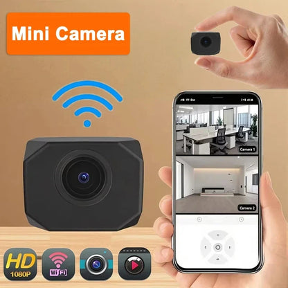 1080P HD Mini WiFi Camera - Portable Remote Home Security Surveillance Camcorder
