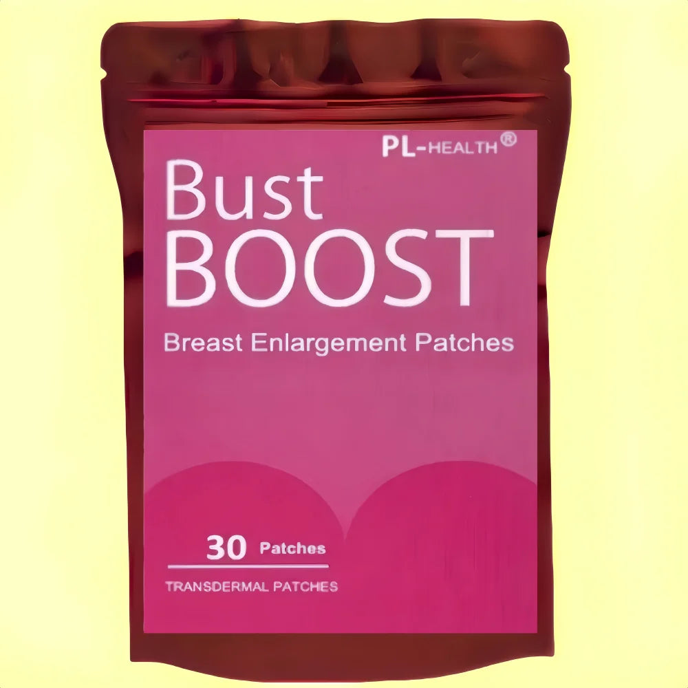 30-Piece Bust Enhancement Patches - Transdermal Breast Care Patches for a Fuller-Looking Appearance