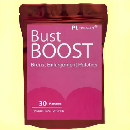 30-Piece Bust Enhancement Patches - Transdermal Breast Care Patches for a Fuller-Looking Appearance