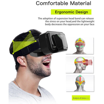Shinecon 3D VR Glasses – Virtual Reality Headset with Controller for Smartphone Gaming