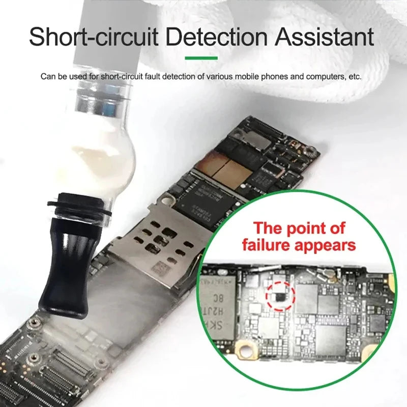 RELIFE RL-069 Rosin Atomizer - Iron-Free Soldering Tool for Mobile Phone Motherboard Repair with Short Circuit Detection