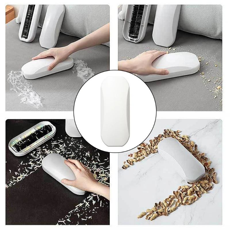 2-in-1 Pet Hair Remover Brush and Table Crumb Sweeper - Effortless Lint Removal for Clothes, Fluff, and Sticky Messes, Perfect for Dog and Cat Owners!