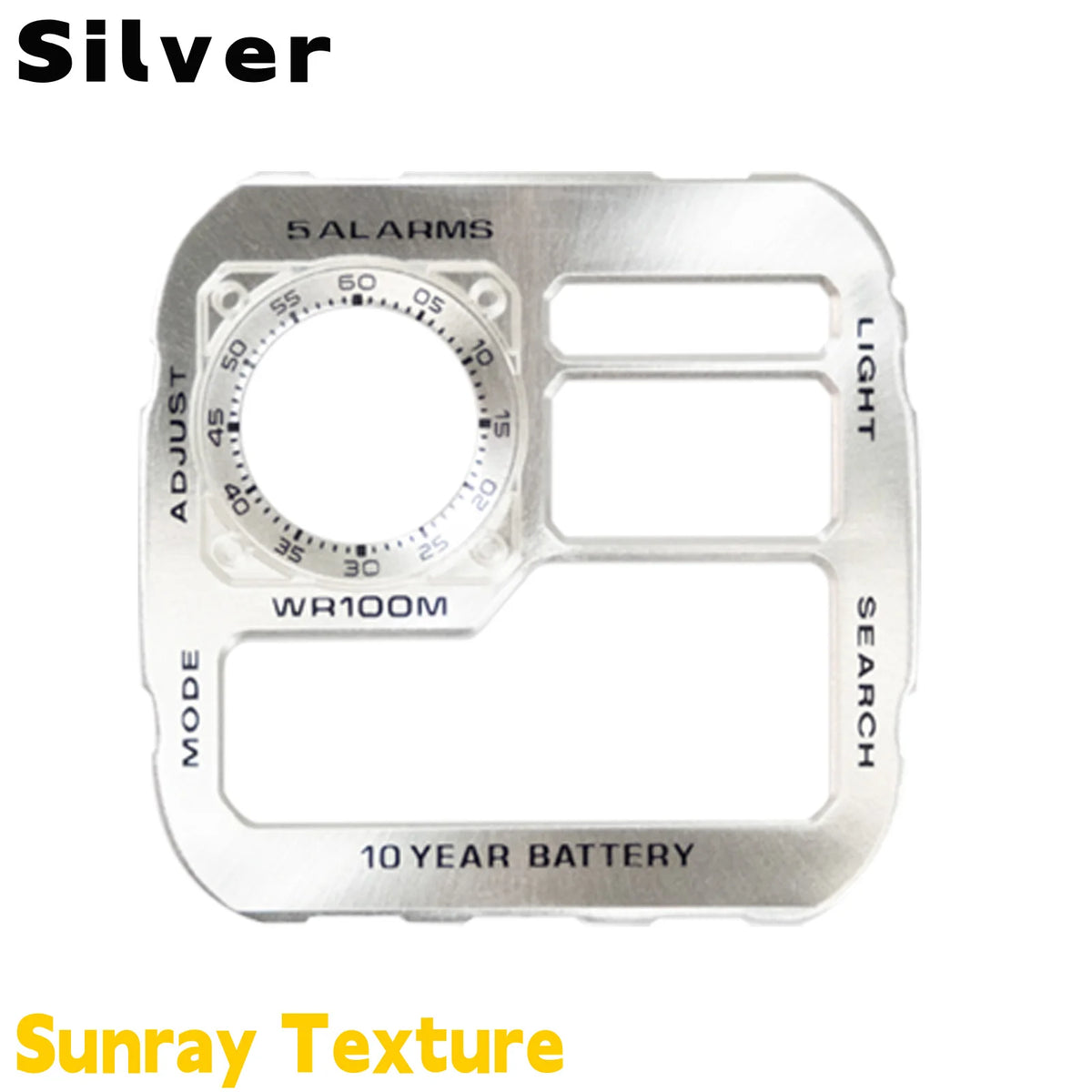 Casio AE1200 Watch Dial Mod - Copper Sunray Texture Faceplate Replacement Accessory