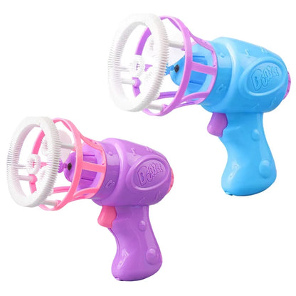 Kids Bubble Gun Toy - Automatic Soap Bubble Blower for Outdoor Play & Parties