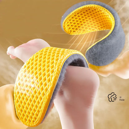1/5 Pairs Winter Plush Insoles – Soft Self-Heating, Shock-Absorbent, Breathable Shoe Inserts for Men & Women