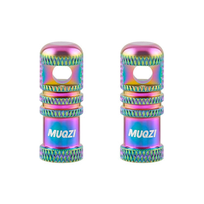 MUQZI 2/4PCS Presta Valve Caps with Core Remover — MTB Tubeless Tire Valve Stem Accessories
