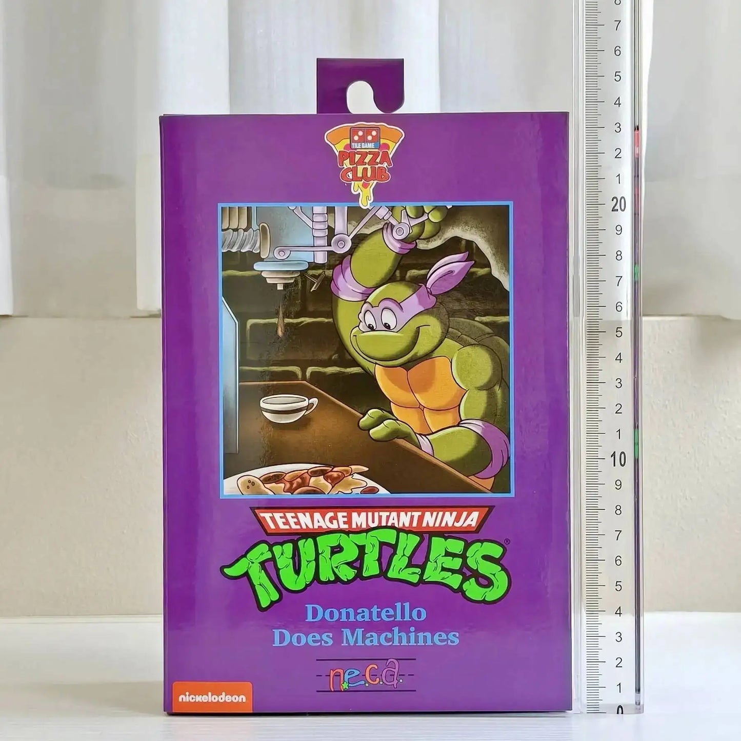 Four New NECA Anime Action Figures – Leonardo Teenage Mutant Ninja Turtles Pizza Club Model Figurines for Toys & Shelf Display