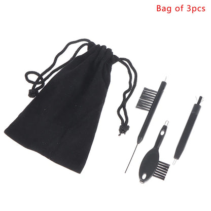 1-9PCS Hearing Aid Cleaning Tool Set – Brushes, Vent Cleaners, Magnets & Wax Loops for Ear Device Maintenance