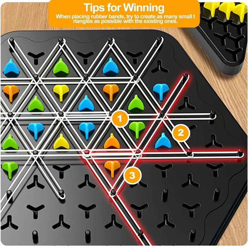 Triangle Chess Splendor Duel Board Game – Strategy Logic Game for Kids & Adults, Fun Family Puzzle Table Game Toy