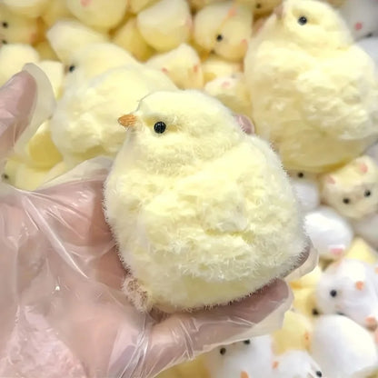 Yellow Chick Squishy Toy - Soft Squeeze Pop Fidget Stress Relief Gift for Kids & Adults