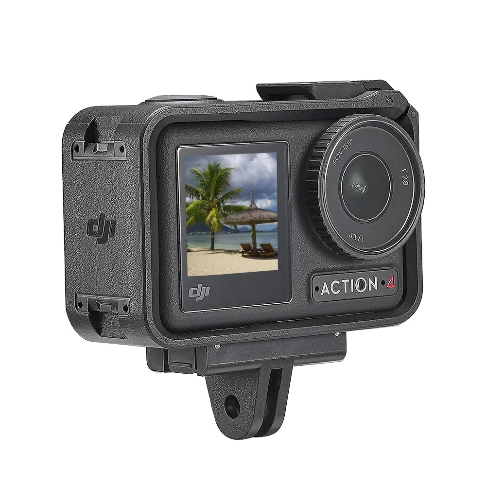 DJI OSMO Action 4/3/5 Pro Camera Magnetic Fork Adapter - Quick Release Extension Mount Base, Camera Accessories