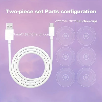 Solar-Powered LED Car Window Neon Lights — Heart-Shaped RGB-Free Color-Changing Interior Atmosphere Light