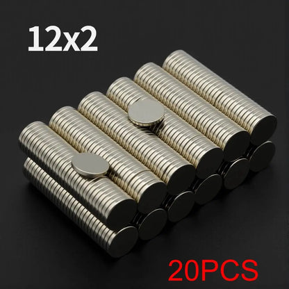 N35 Neodymium Round Magnets - Super Strong Permanent Fridge Magnets for DIY Crafts and Projects