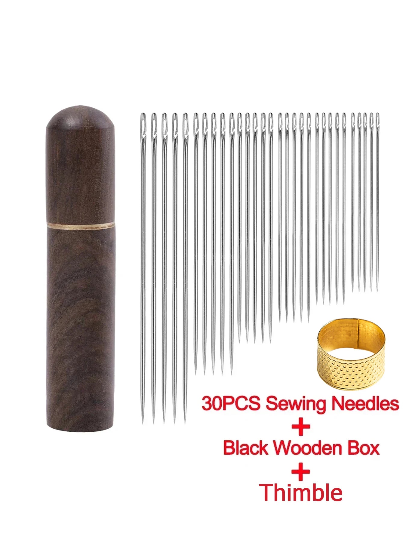 Side Hole Blind Sewing Needles – Stainless Steel Self-Threading Hand Sewing Pins for DIY & Home Use