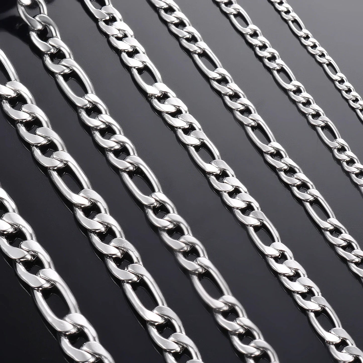 925 Sterling Silver Necklace — 2–12mm Width, 40–75cm Long Chain with Lobster Clasp for Men & Women, Engagement Jewelry